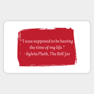 Sylvia Plath Magnet